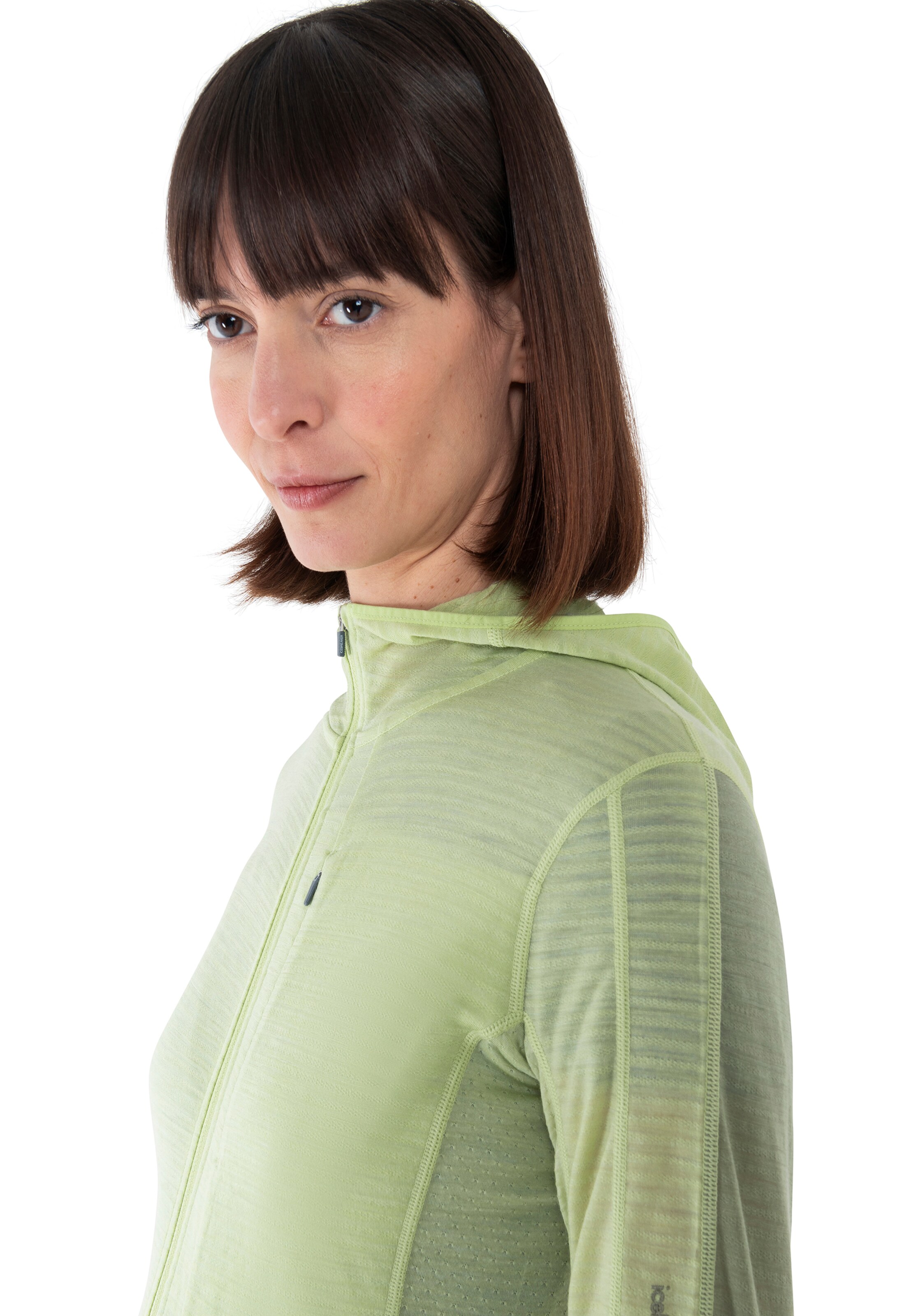 ICEBREAKERSportska sweater majica 'Realfleece Descender' - zelena boja