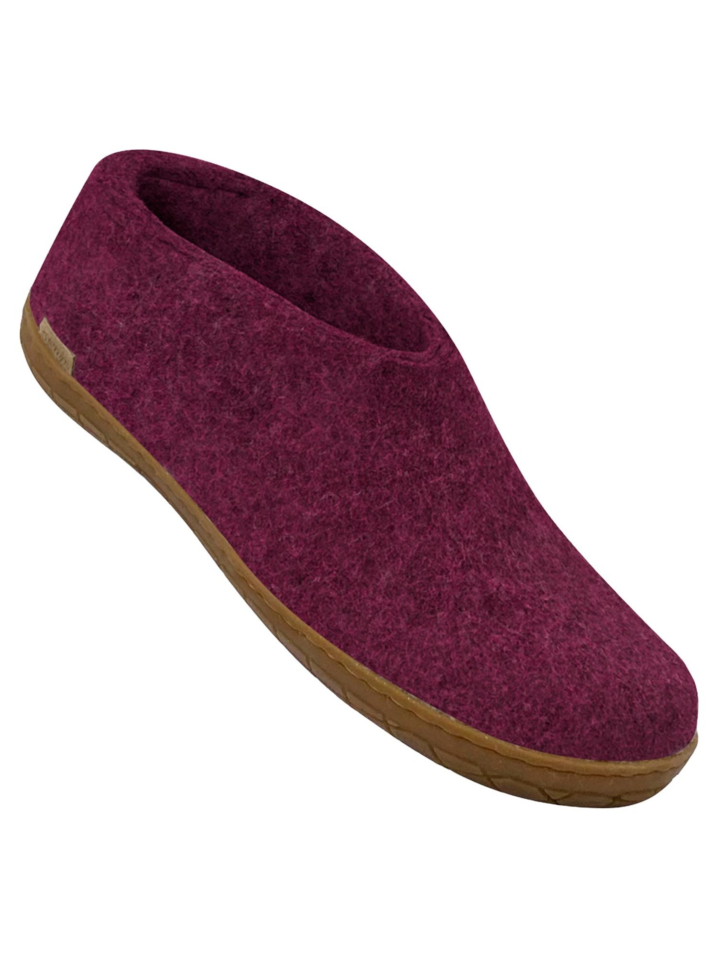 Glerups Slippers 'Honey' in Purple