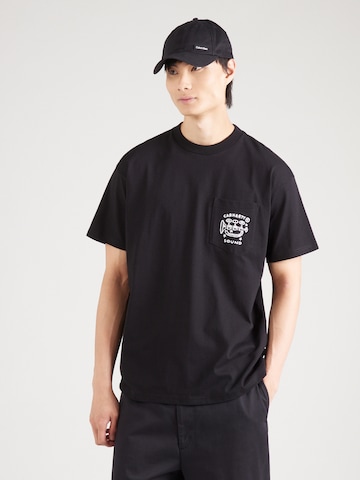 Tricou de la Carhartt WIP pe negru: față