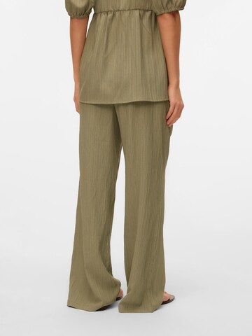 MAMALICIOUS Wide leg Trousers in Green