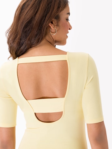 Shirtbody 'Charlotte' Les Lunes en jaune