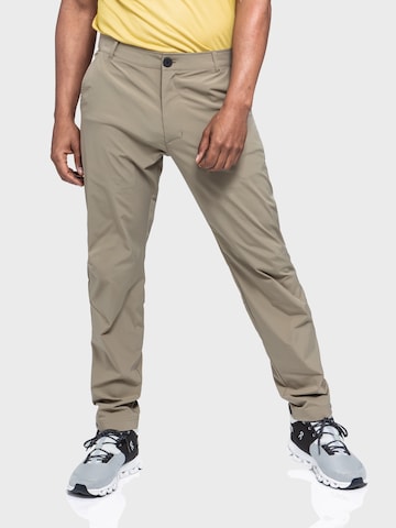 Schöffel Regular Outdoorbroek ' Urban CIRC Pants Style Baguio MNS ' in Bruin: voorkant