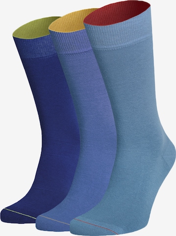 Von Jungfeld Socken in Blau: predná strana