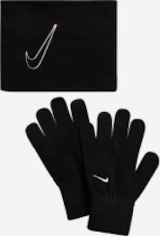 Nike Sportswear Accessoires Schlauchschal mit Handschuhe in Schwarz: predná strana