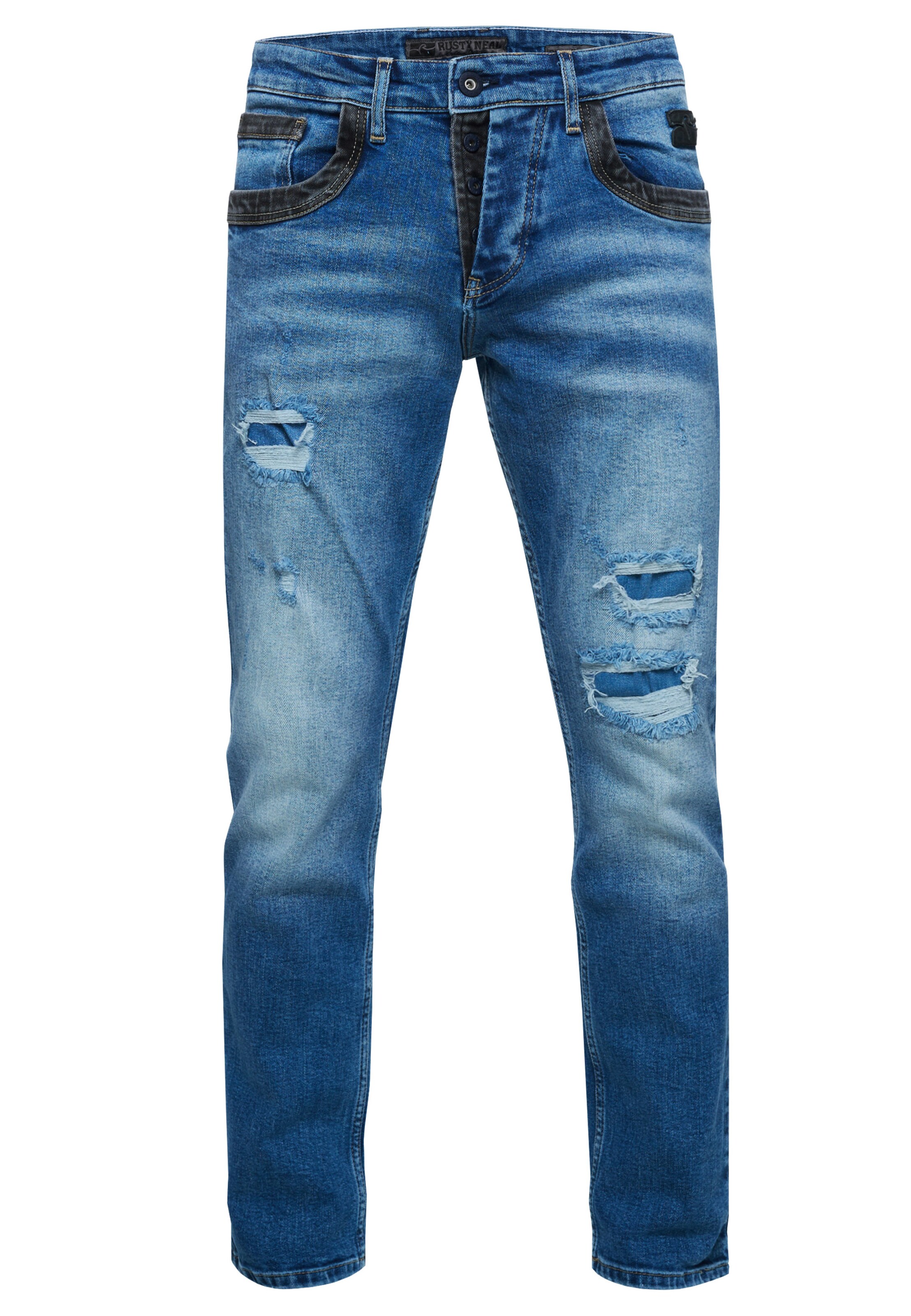 Rusty Neal Jeans 'YOKOTE' in Blauw: voorkant