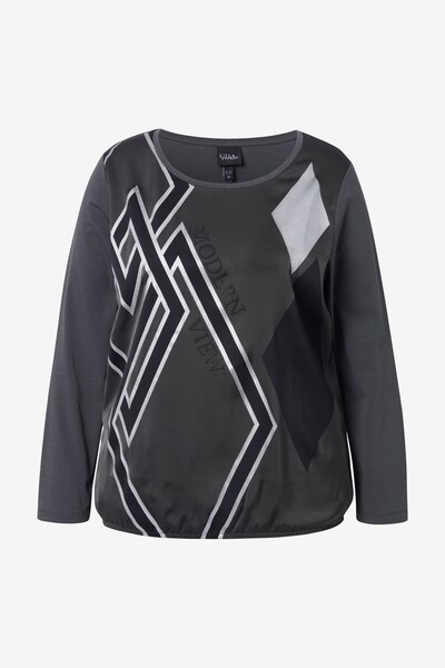 Ulla Popken Shirt in Dark grey / Black / Silver, Item view