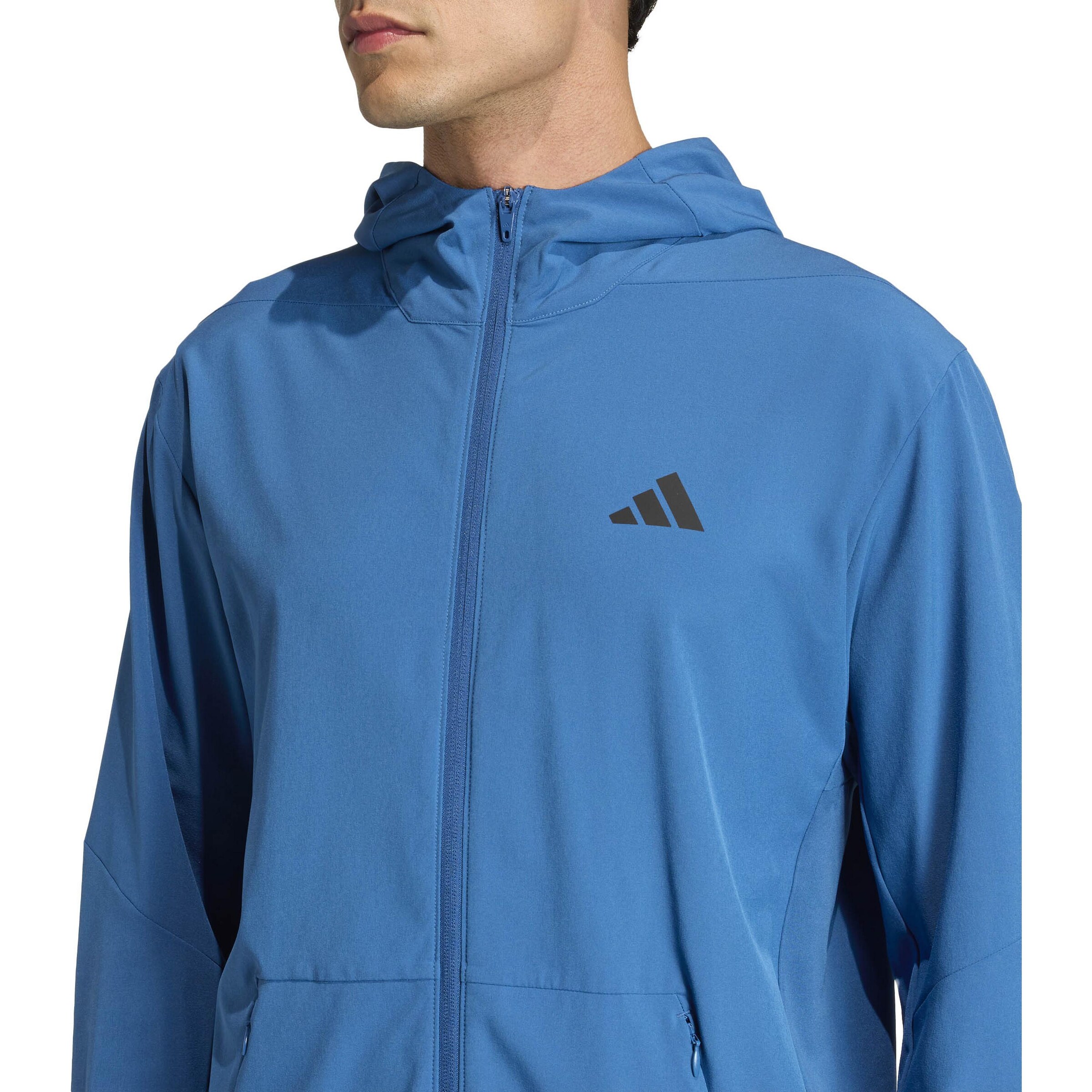 ADIDAS PERFORMANCE Training Jacket 'D4T' in Blue