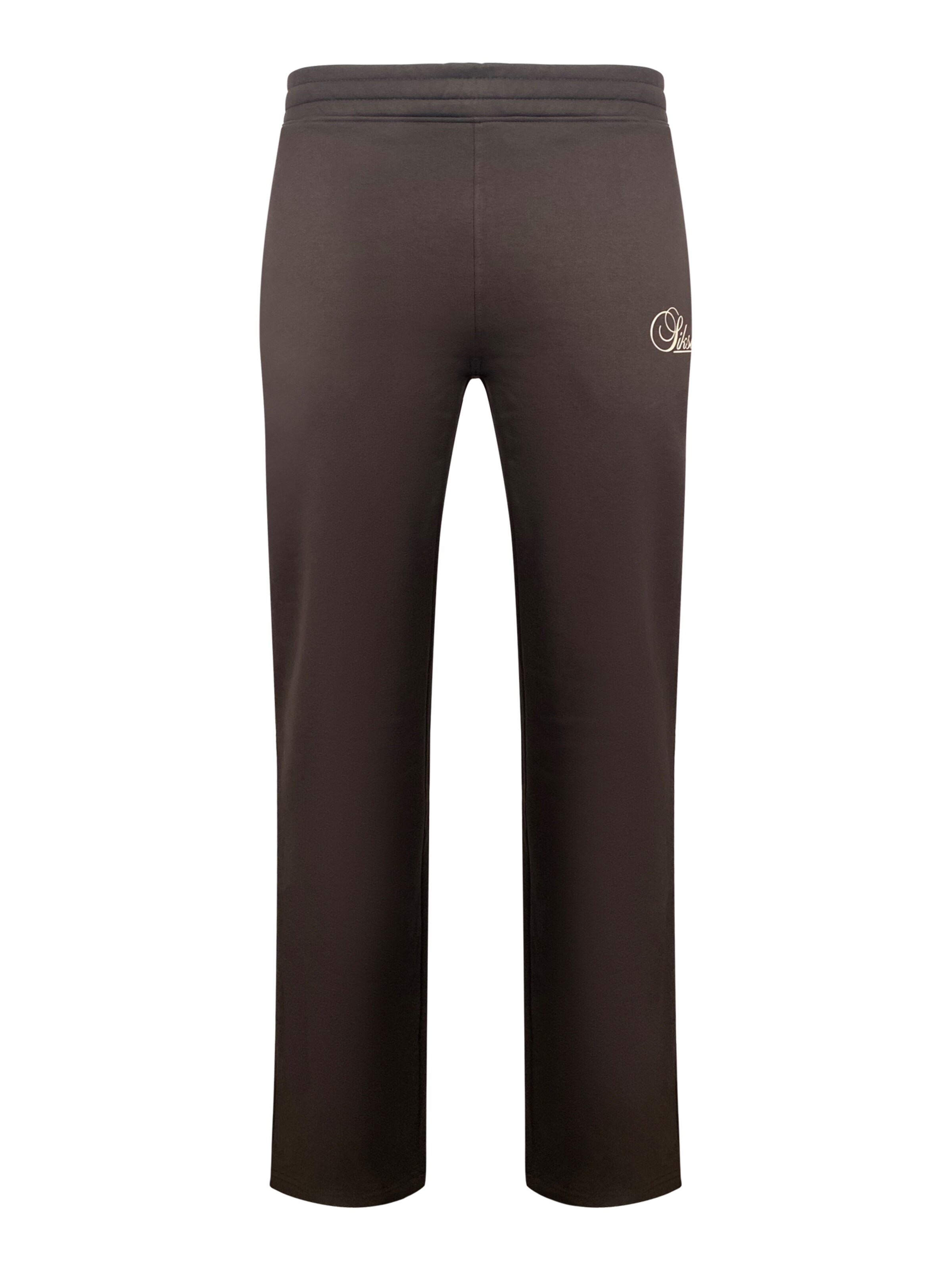 SikSilk Pantalon en marron / blanc, Vue avec produit
