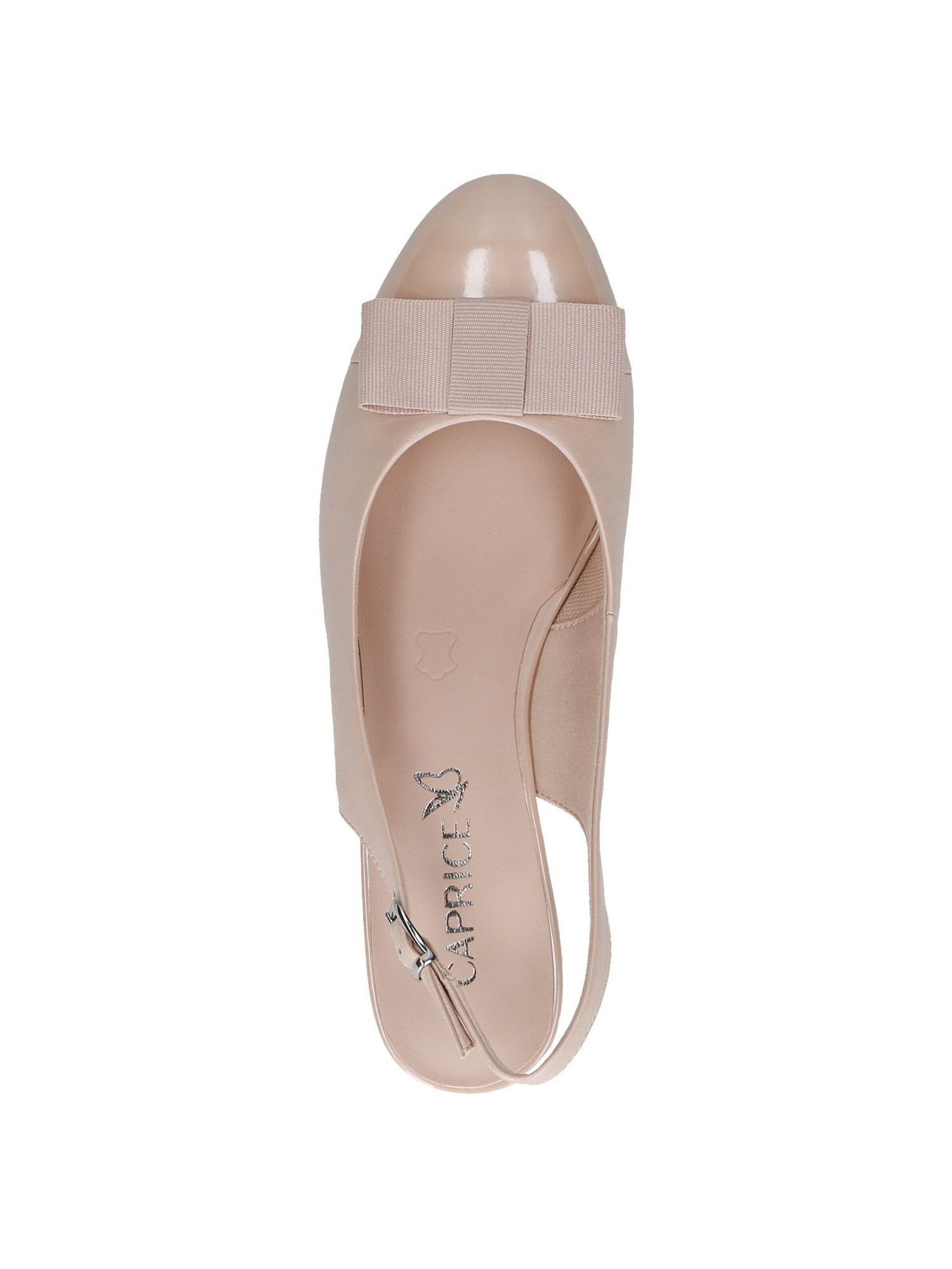 Décolleté sling di CAPRICE in beige