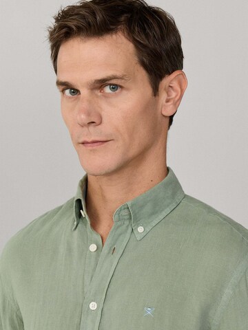Coupe regular Chemise 'ESS' Hackett London en vert