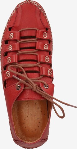 COSMOS COMFORT Lace-Up Shoes in Red