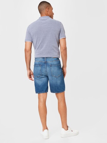 !Solid Regular Shorts in Blau