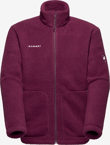 MAMMUT Funktionsfleecejacke 'Falera' in Rot: Vorderseite