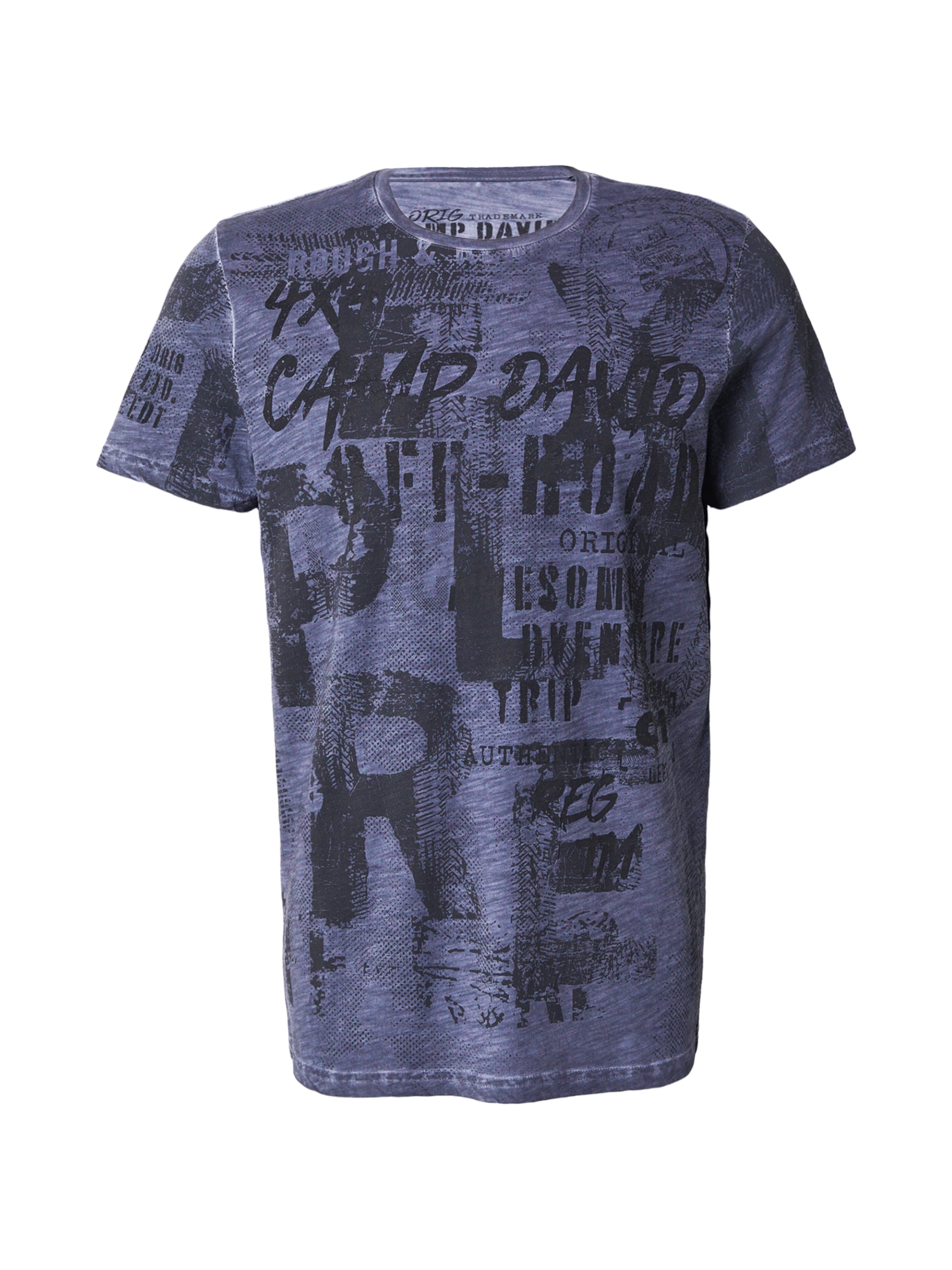 CAMP DAVID T-Shirt in Blau: Vorderseite