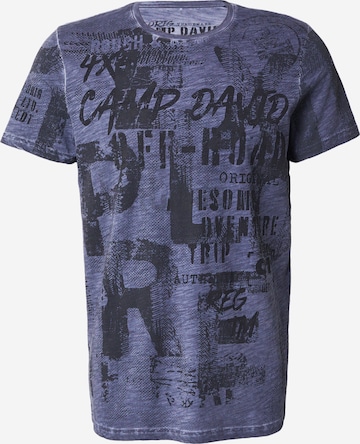 CAMP DAVID T-Shirt in Blau: Vorderseite