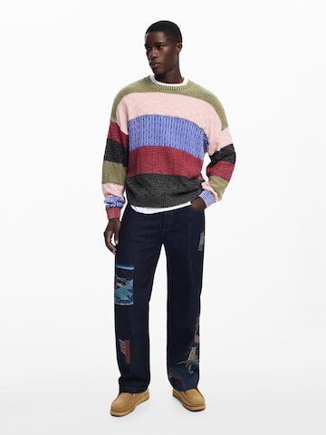 Desigual Sweatshirt i blandingsfarvet