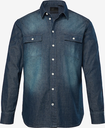 Coupe regular Chemise JP1880 en bleu : devant