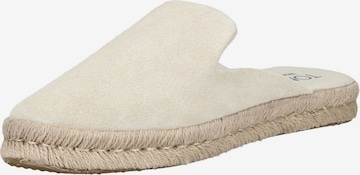 TOMS Muiltjes 'Santiago' in Beige: voorkant