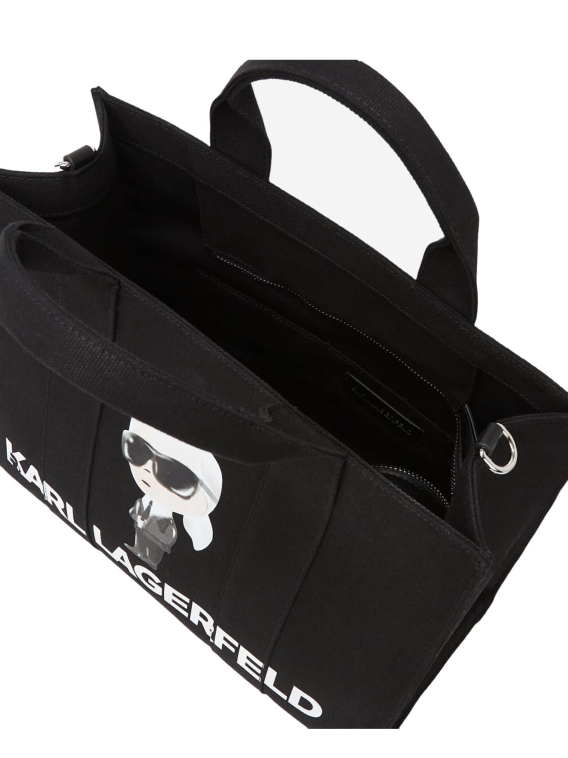 Cabas 'Ikon Aquarelle' Karl Lagerfeld en noir
