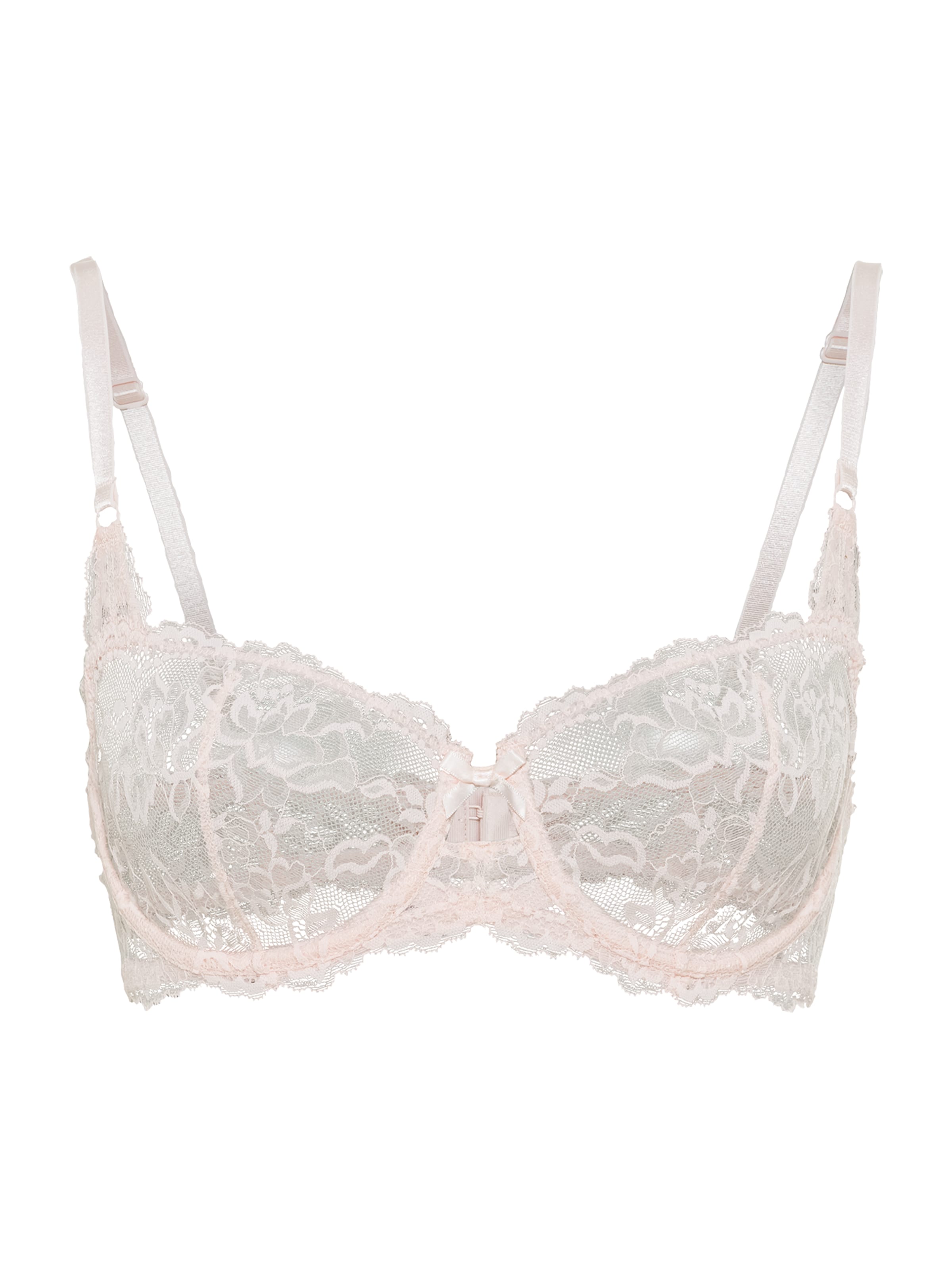 LASCANA Балконет Бюстгальтер в Бежевый: спереди