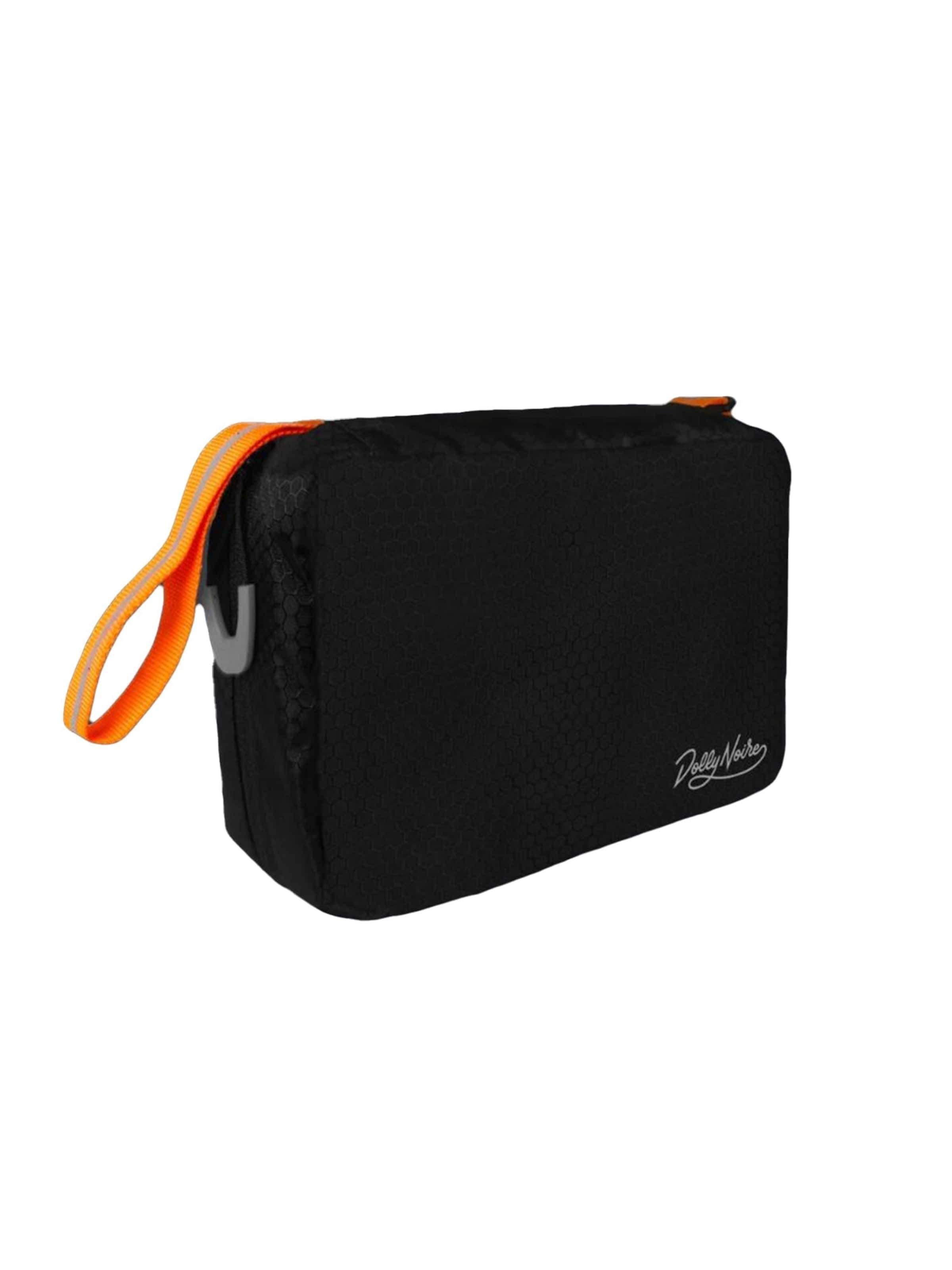 Borsa da viaggio 'TRAVEL CASE BLACK' di DOLLY NOIRE in nero: frontale