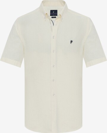 DENIM CULTURE Button Up Shirt 'Aubrey' in White: front