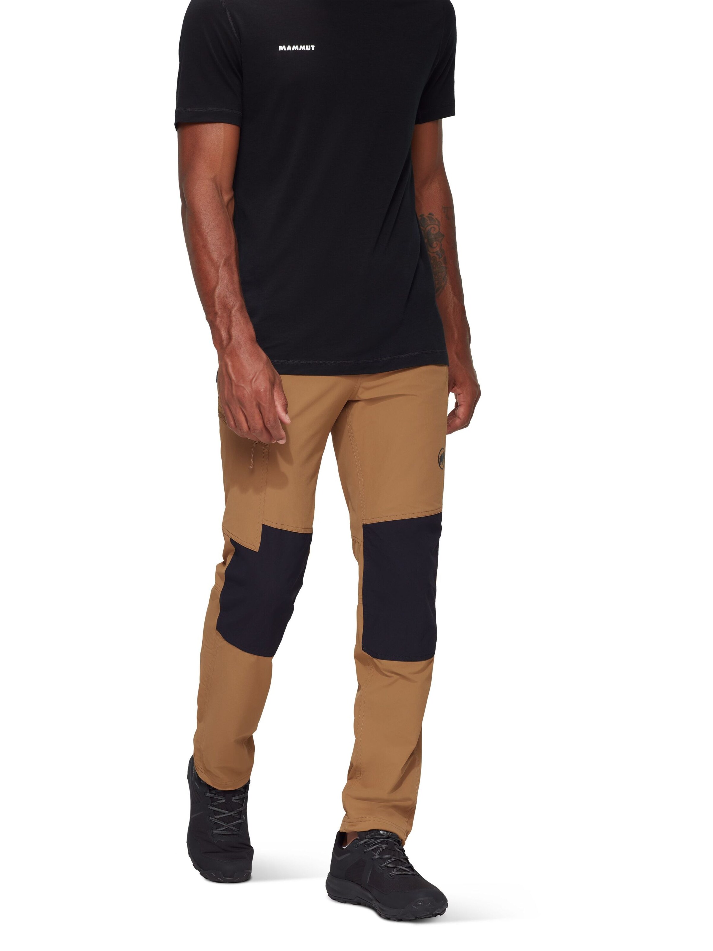 MAMMUT Regular Outdoorhose ‘Runbold Guide So’ in Braun