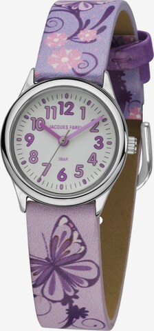 Jacques Farel Analog Watch in Purple: front