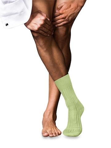 FALKE Socks 'No. 13 Finest Piuma Cotton' in Yellow: front