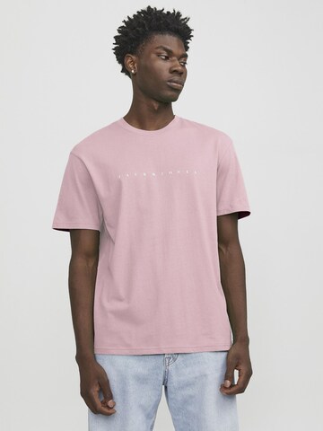 Maglietta 'JJEStar' di JACK & JONES in rosa: frontale