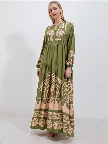 Bigdart - Vestido em verde: frente