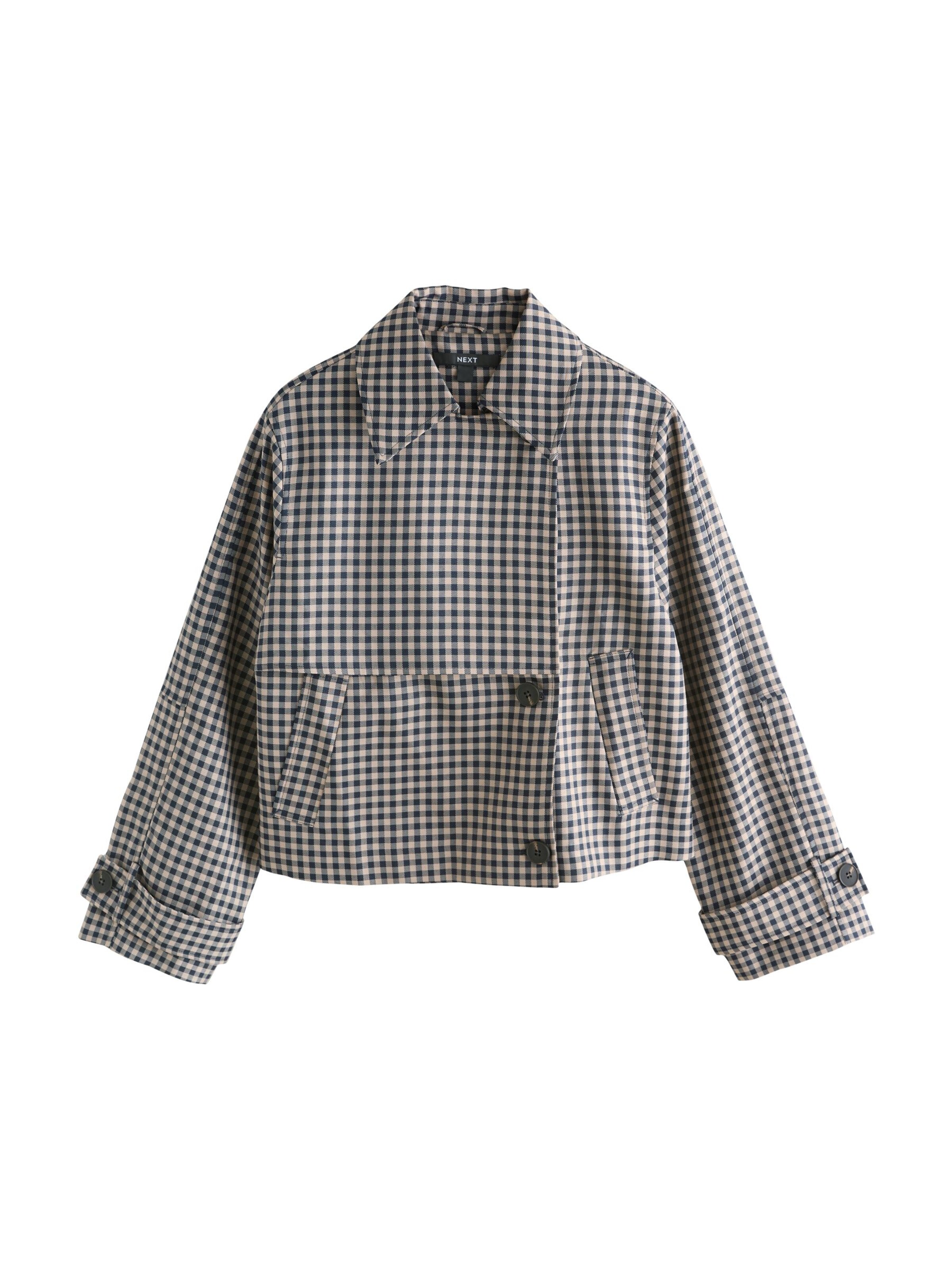 Next Jacke in Blau: Vorderseite