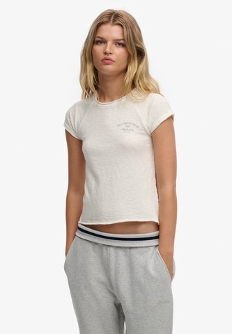 Superdry & Co Shirt 'Athletic Essentials' in Wit: voorkant