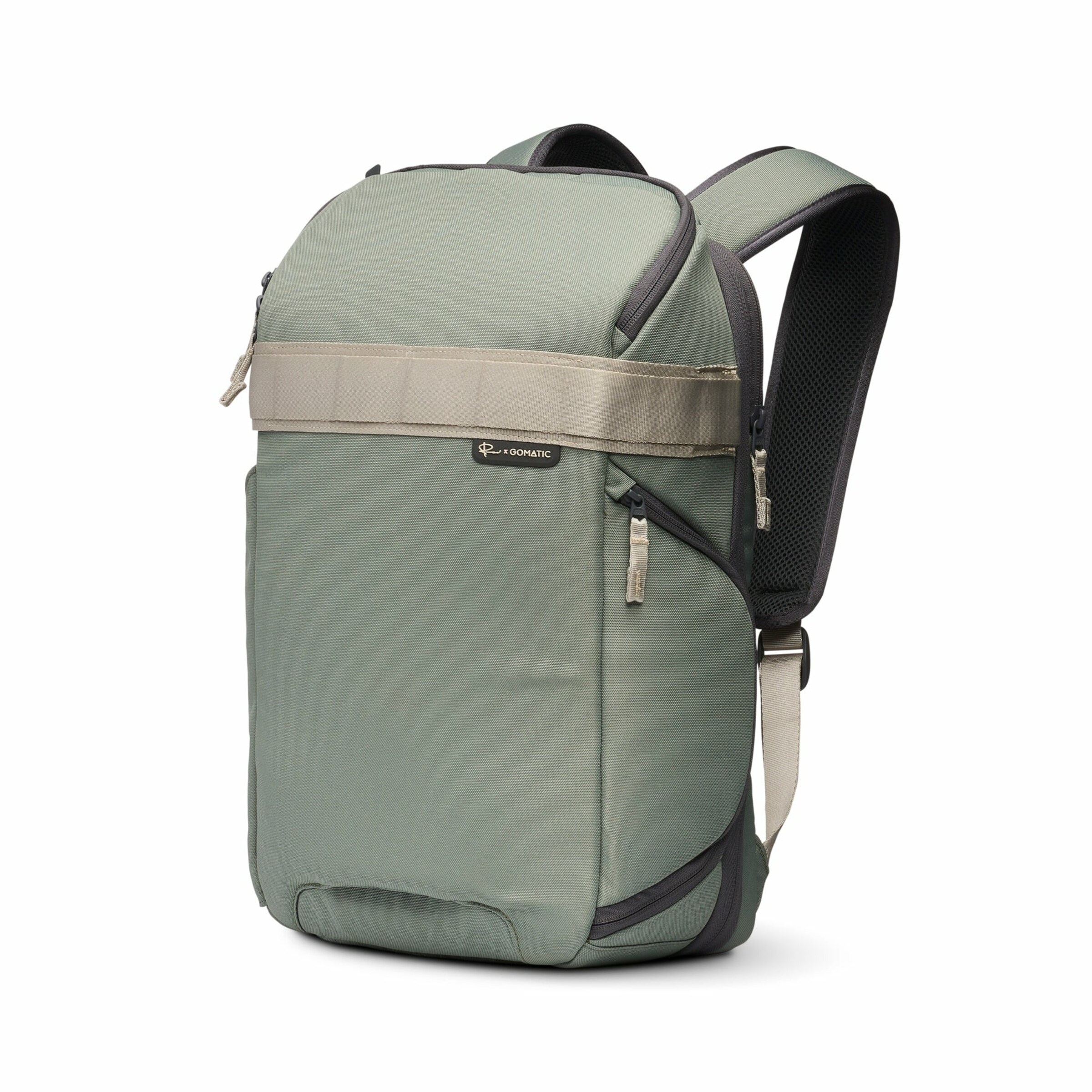 Gomatic Backpack in Green: front