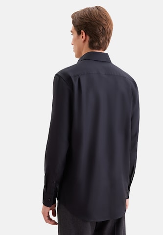 SEIDENSTICKER Regular fit Business shirt in Black