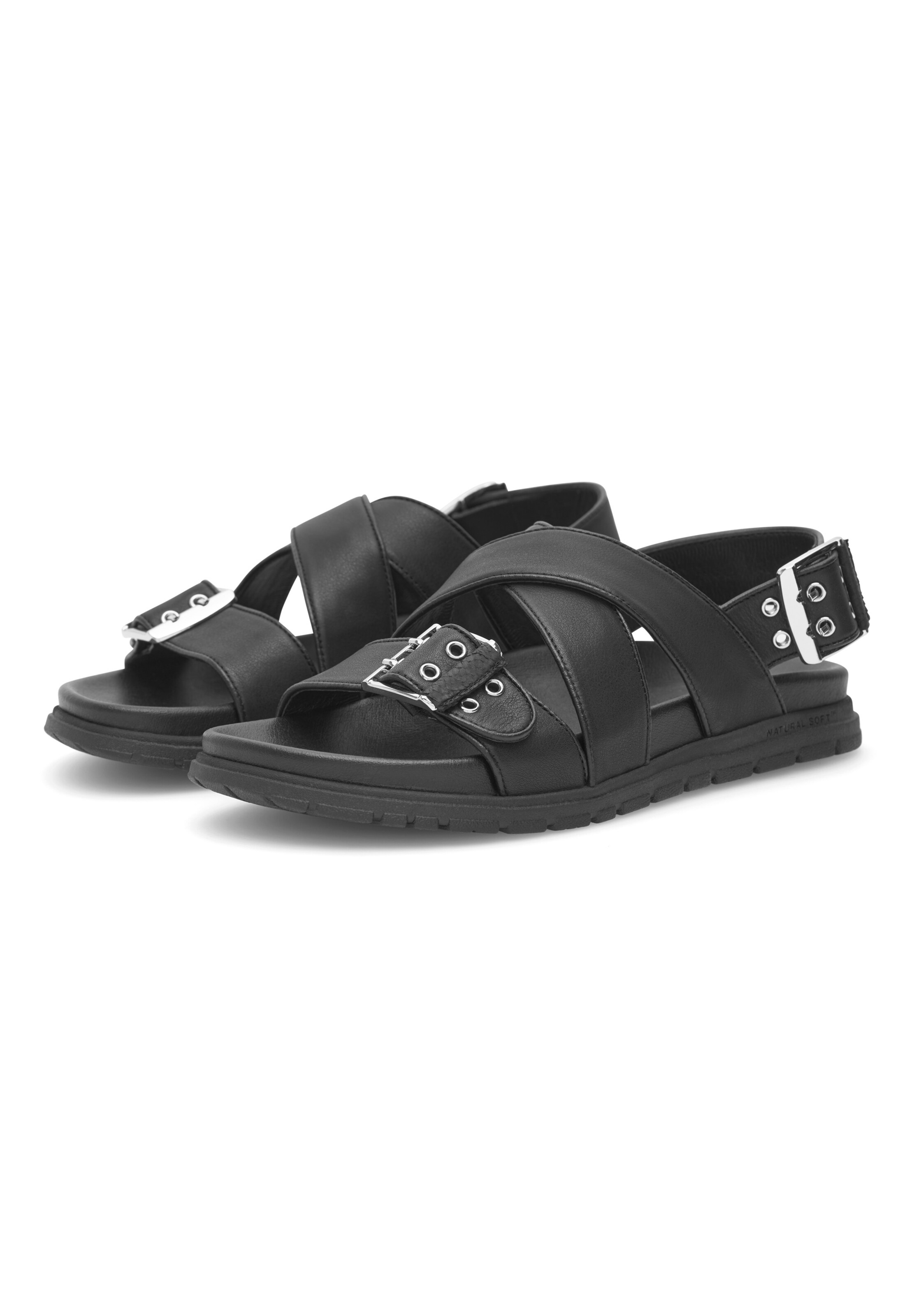 WODEN Sandalen 'Tea' in Schwarz
