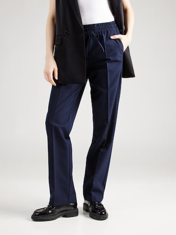 TOM TAILOR Loose fit Pleated Pants in Blue: front