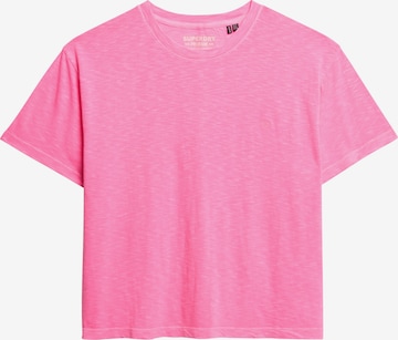 T-shirt Superdry & Co en rose : devant
