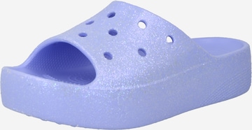 Mule 'Classic' Crocs en bleu : devant