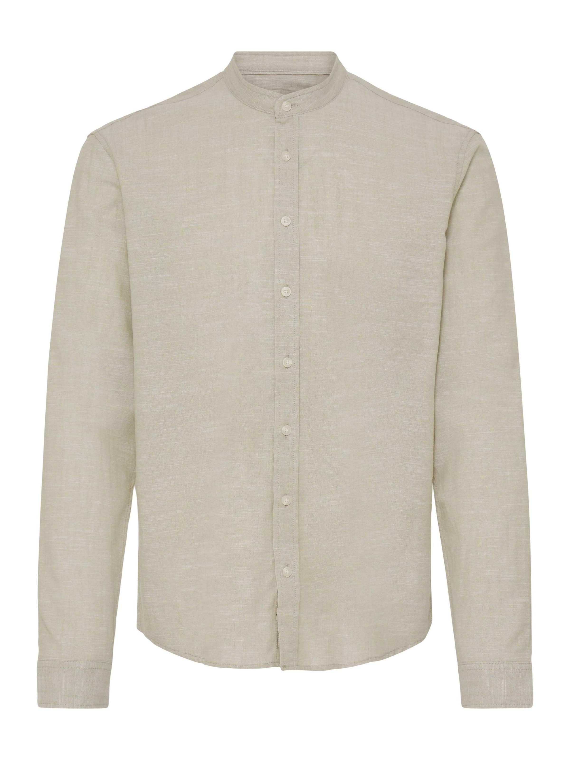 BLEND - Ajuste regular Camisa ' BHDaris ' en beige: frente