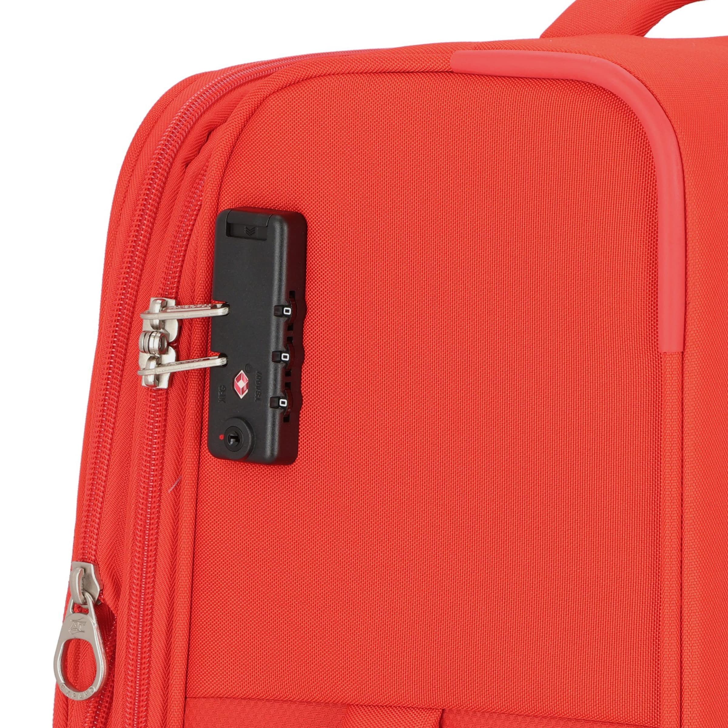 Set di valigie di American Tourister in rosso