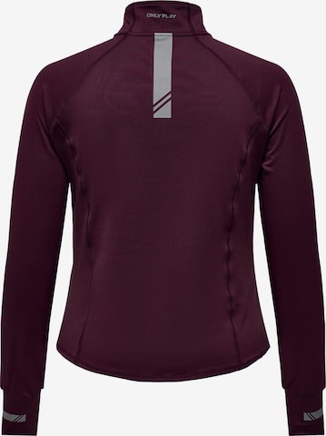 Only Play Curvy Performance Shirt in Red