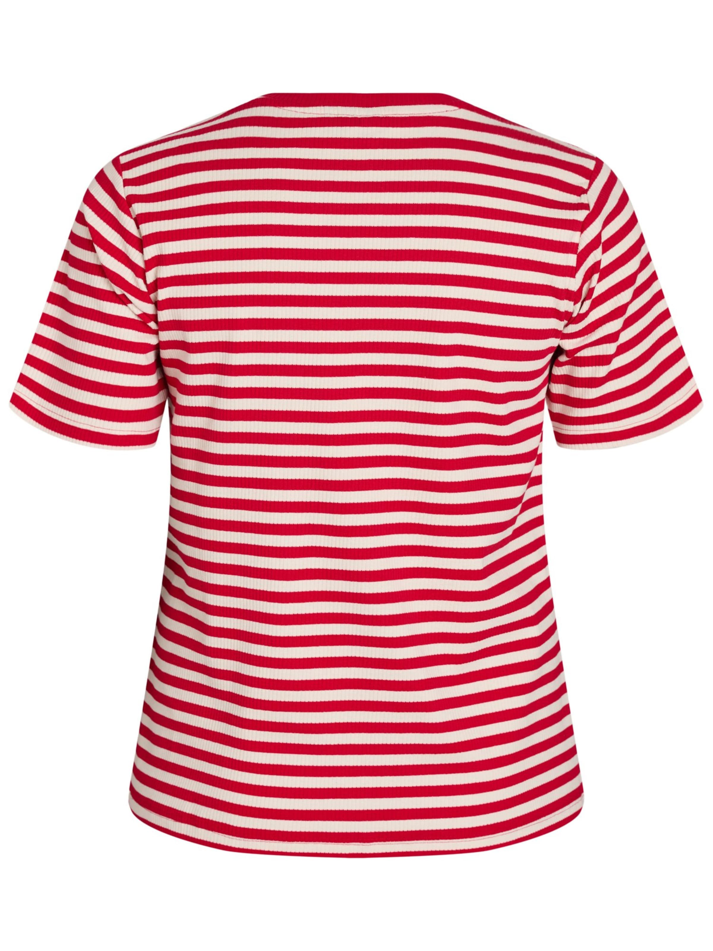 Zizzi Tričko 'Caamilla' – červená