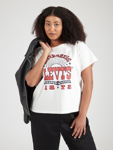 Levi's® Plus T-Shirt 'PERFECT' in Weiß: Vorderseite