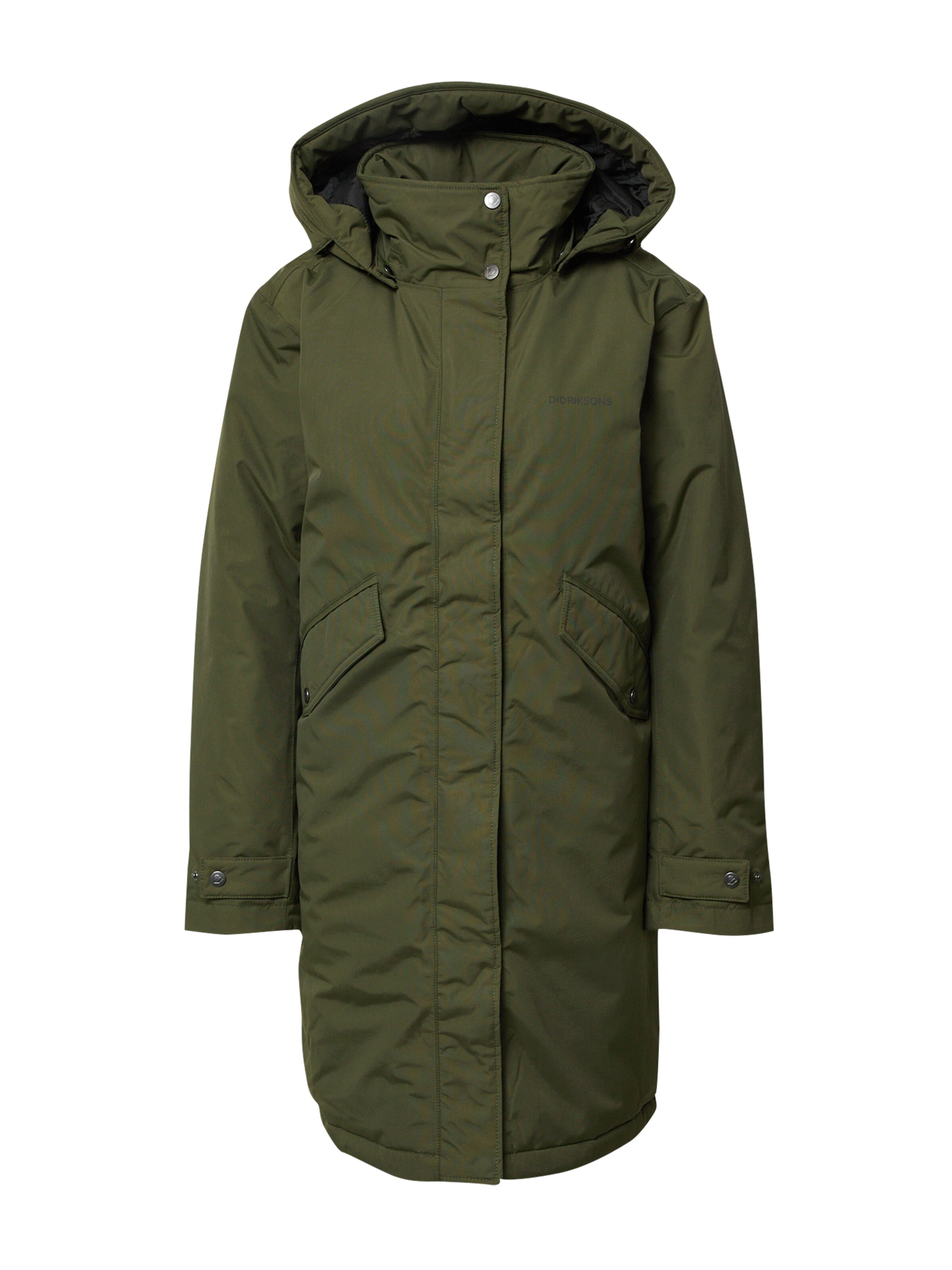 Cappotto funzionale 'Josefine' di Didriksons in verde: frontale