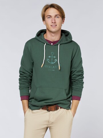 Navigator Sweatshirt in Grün: Vorderseite
