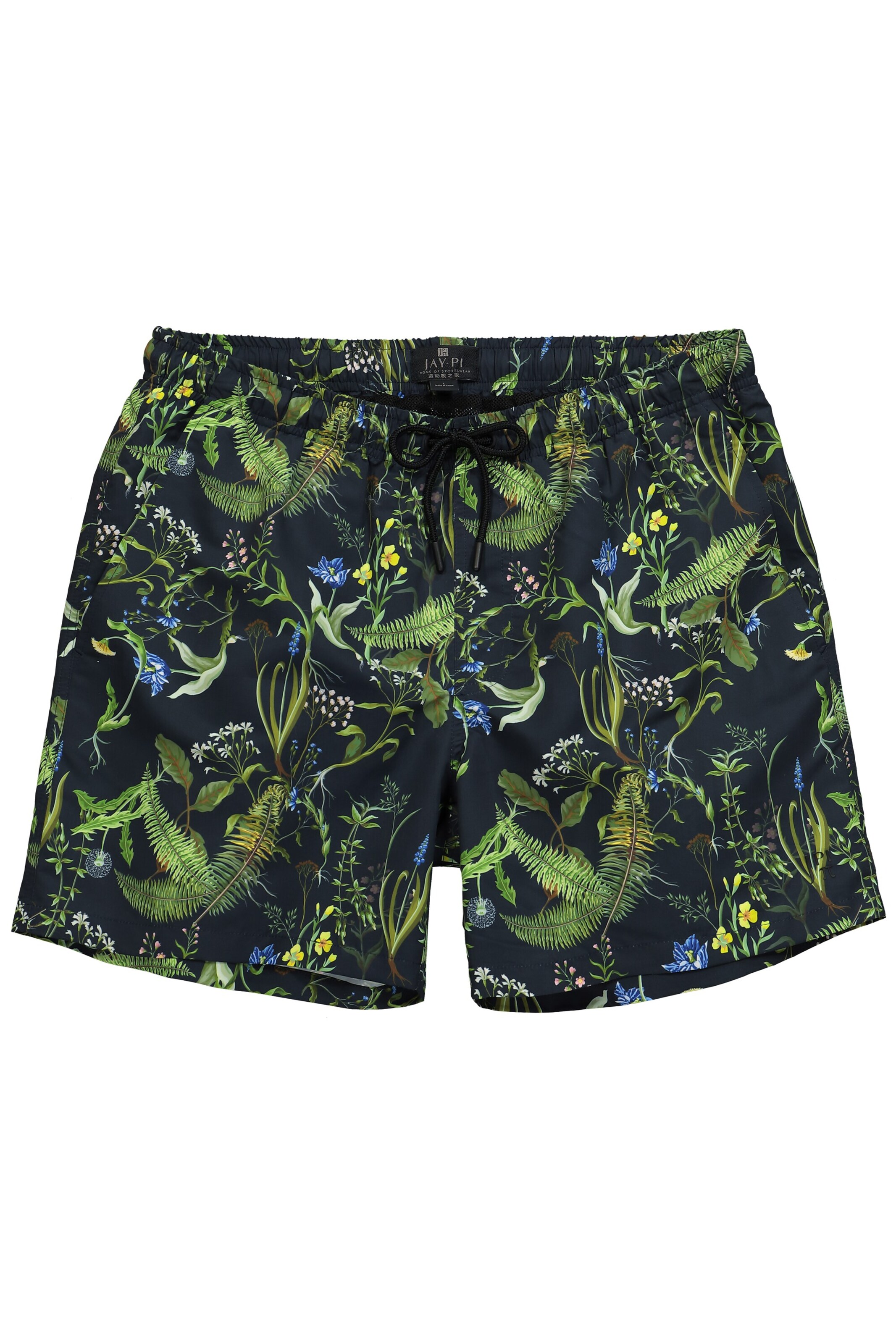 JAY-PI Zwemshorts in Zwart: voorkant