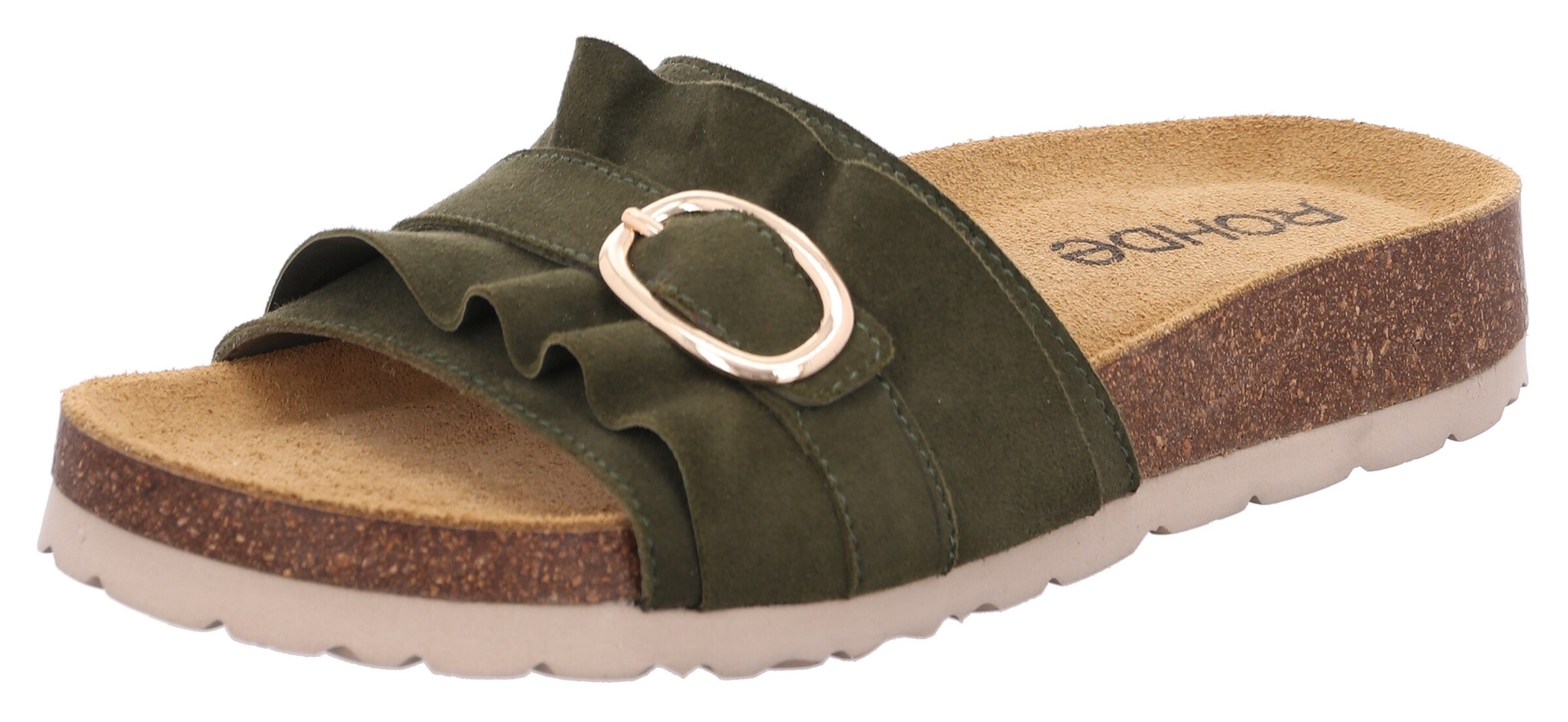 ROHDE Mules in Green: front