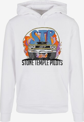 Merchcode Sweatshirt 'Stone Temple Pilots - Vintage muscle' in White: front