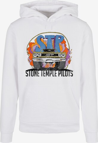 Merchcode Sweatshirt 'Stone Temple Pilots - Vintage muscle' in Wit: voorkant